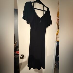 Pin Up Girl Couture Elegant Black Evening Dress